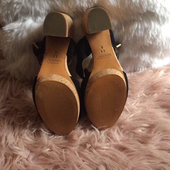 Coach sandals (platforms. Heels) - Picture 3 of 4
